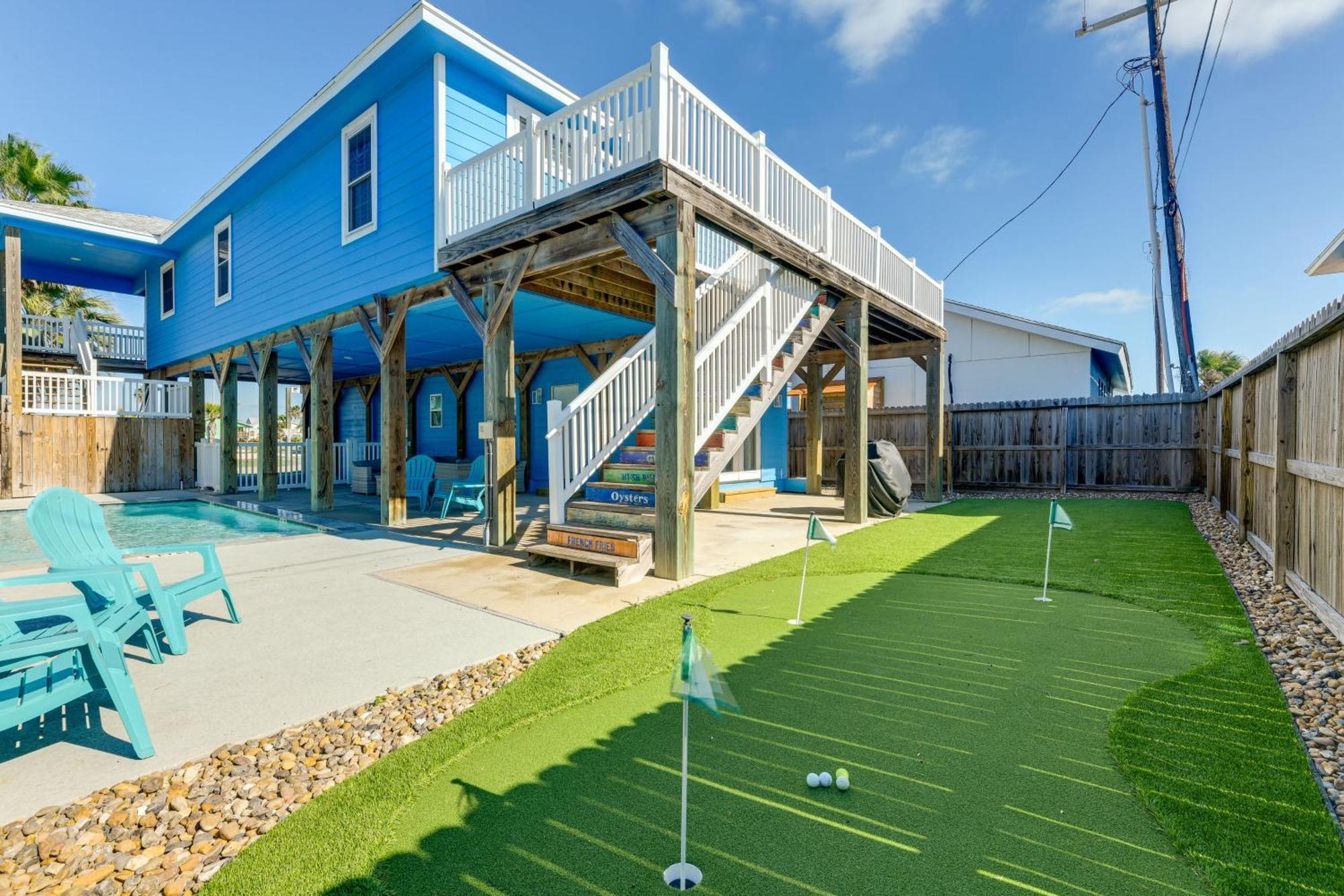 Trendy Port Aransas Home With Private Pool And Deck! Kültér fotó